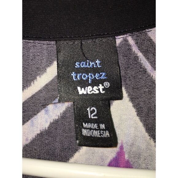 Saint Tropez West Wavy Striped Pattern Dre… - Picture 7 of 10